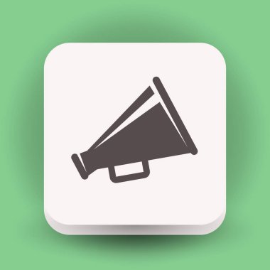 hoparlör, megafon simgesi