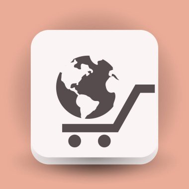 Alışveriş sepeti içinde Küre 