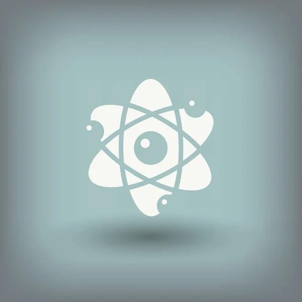 Piktogramm des Atomsymbols — Stockvektor