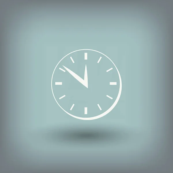 Pictograma de relógio para design — Vetor de Stock