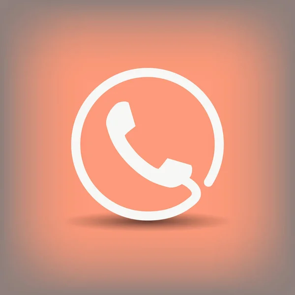 Old handset icon — Stock Vector