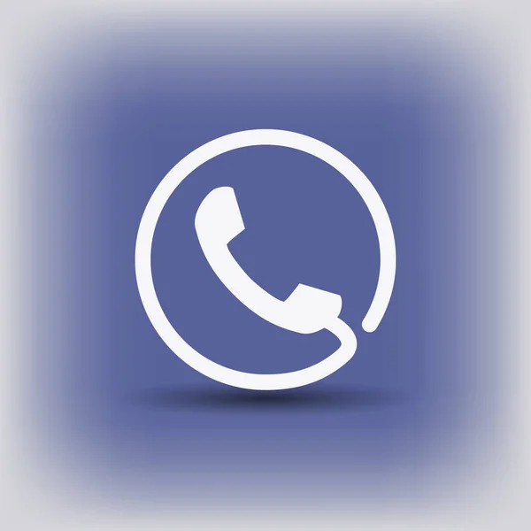 Old handset icon — Stock Vector