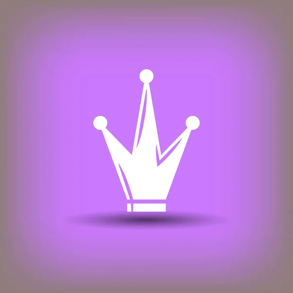 Crown simple icon — Stock Vector