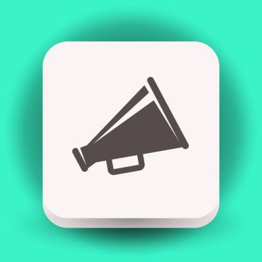 hoparlör, megafon simgesi