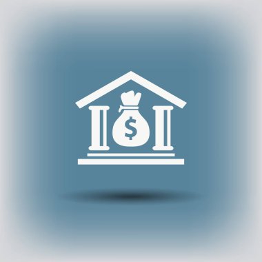 banka binası simgesi