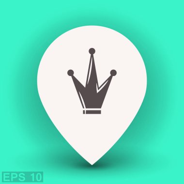 Taç basit simgesi