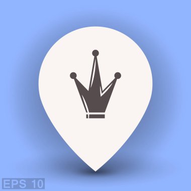 Taç basit simgesi