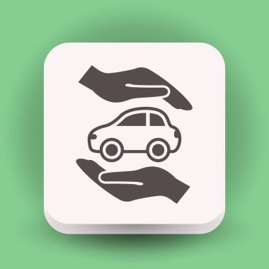 Elinde araba sembolü