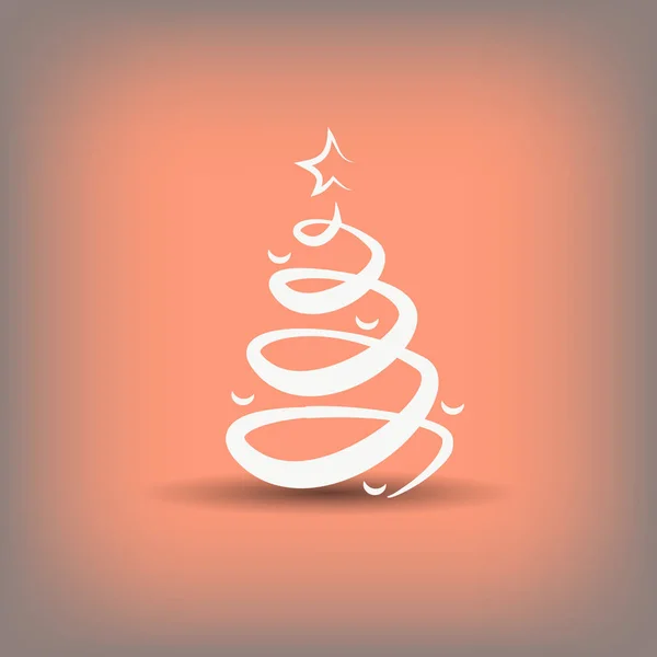 Pictografía del árbol de Navidad — Vector de stock