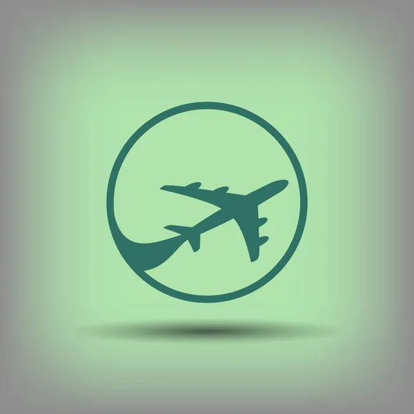 Simple plane icon — Stock Vector