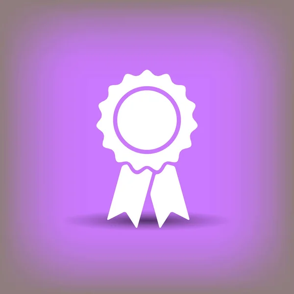 Pictograph av award badge — Stock vektor