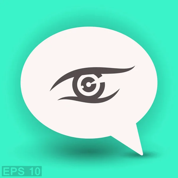 Simple eye icon — Stock Vector