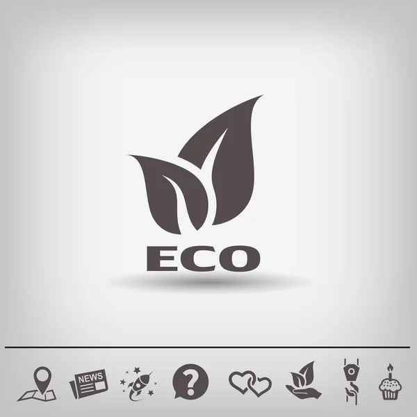 Icono de concepto de ahorro de entorno — Vector de stock