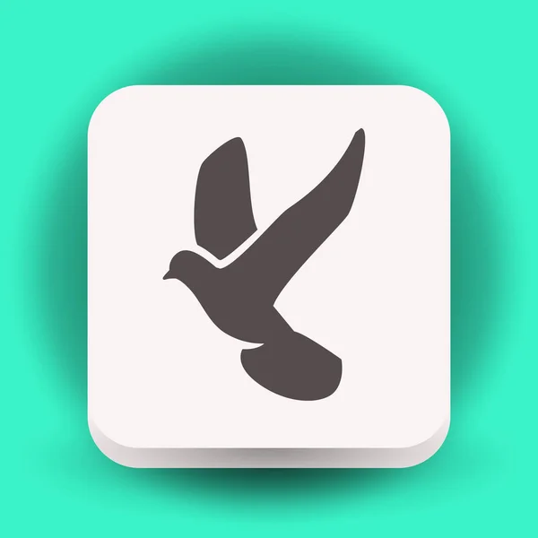 Diseño del icono de Bird — Archivo Imágenes Vectoriales