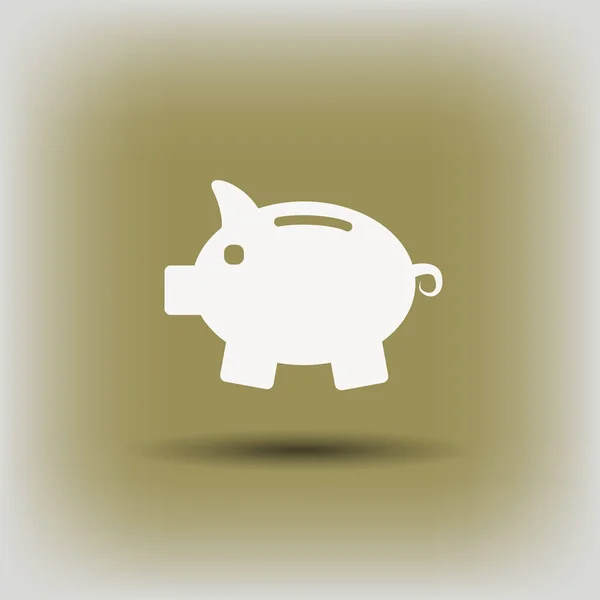 Moneybox, piggy bank — Stockvector