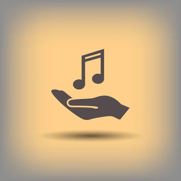 Design of music icon — Stock Vector