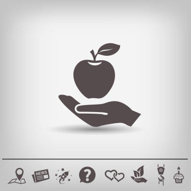 Elma simgesi tasarım