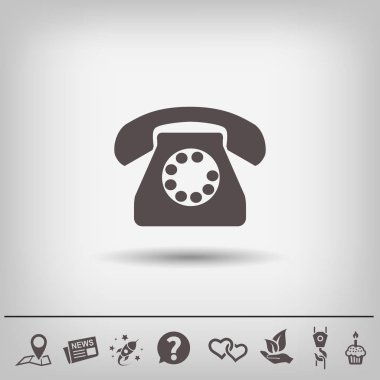 eski telefon simgesi