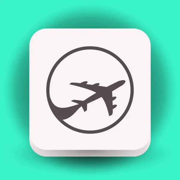 Simple plan ikonen — Stock vektor