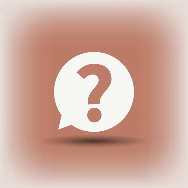 Question mark icon — Stock Vector