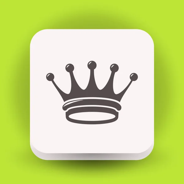 Crown simple icon — Stock Vector