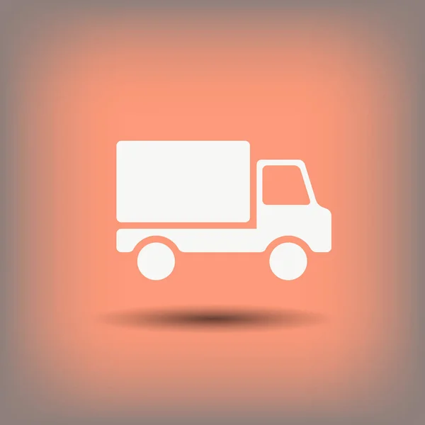 Pictograph van vrachtwagen pictogram — Stockvector