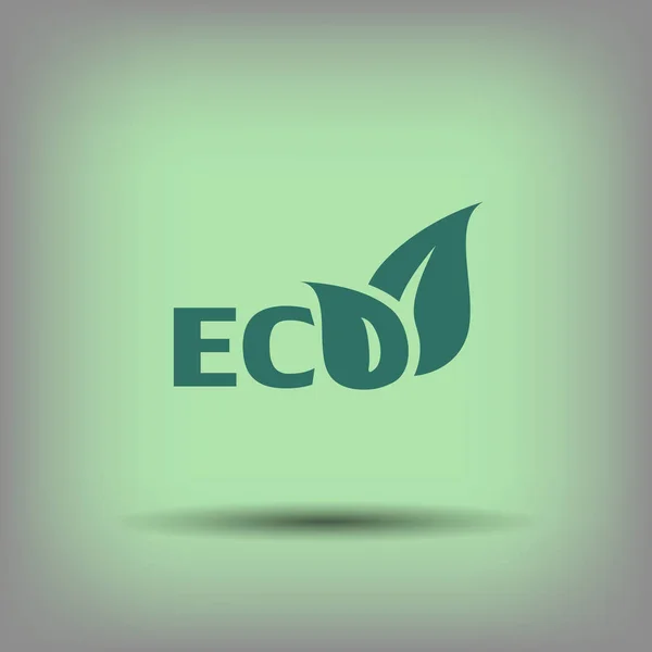 Ícone conceito de economia de ambiente — Vetor de Stock