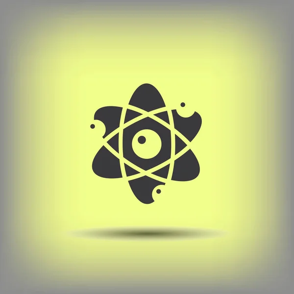 Piktogramm des Atomsymbols — Stockvektor