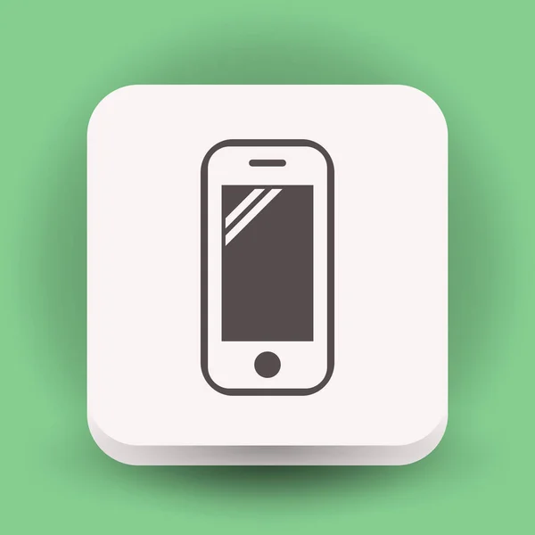 Icono del teléfono móvil — Vector de stock