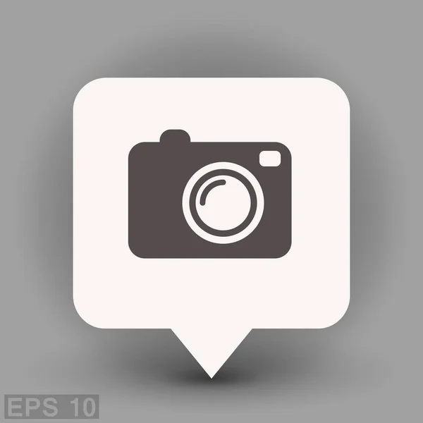 Pictogramme de l'appareil photo — Image vectorielle