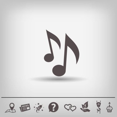 müzik notlar simgesi