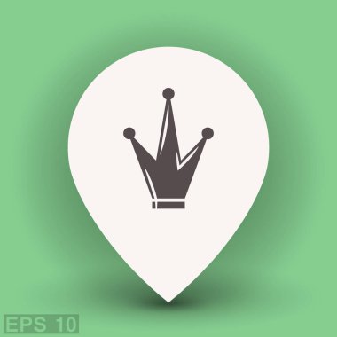 Taç basit simgesi