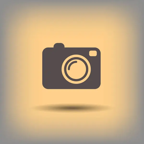 Pictograma da câmera fotográfica — Vetor de Stock