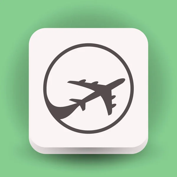 Icono plano simple — Vector de stock