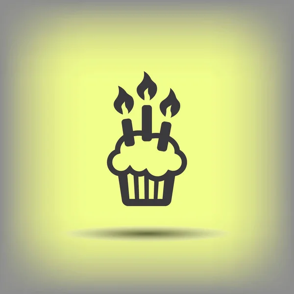 Ikona dort se svíčkami — Stockový vektor