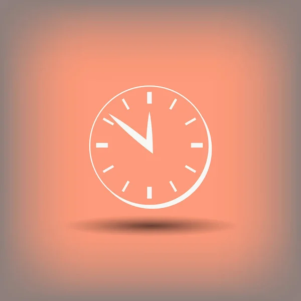 Pictogramme de l'horloge pour la conception — Image vectorielle