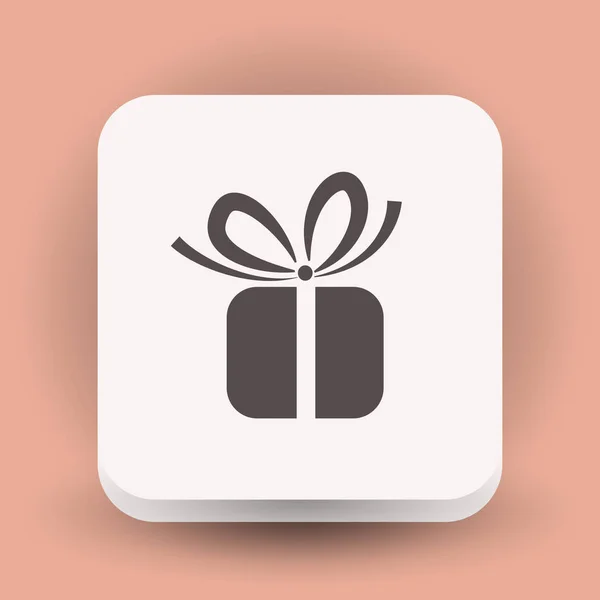 Gift web icon — Stock Vector