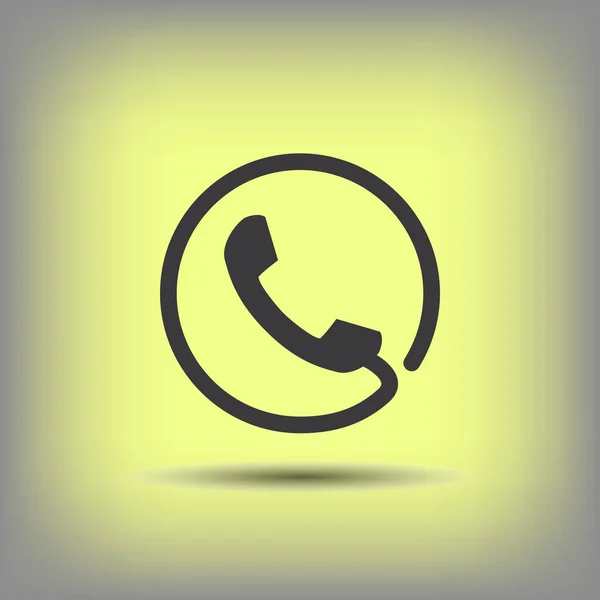 Old handset icon — Stock Vector