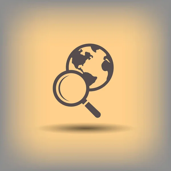 Ikona koncepcja wyszukiwania — Wektor stockowy