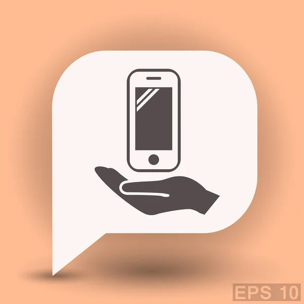 Ekibimizi mobil simge tasarlamak — Stok Vektör