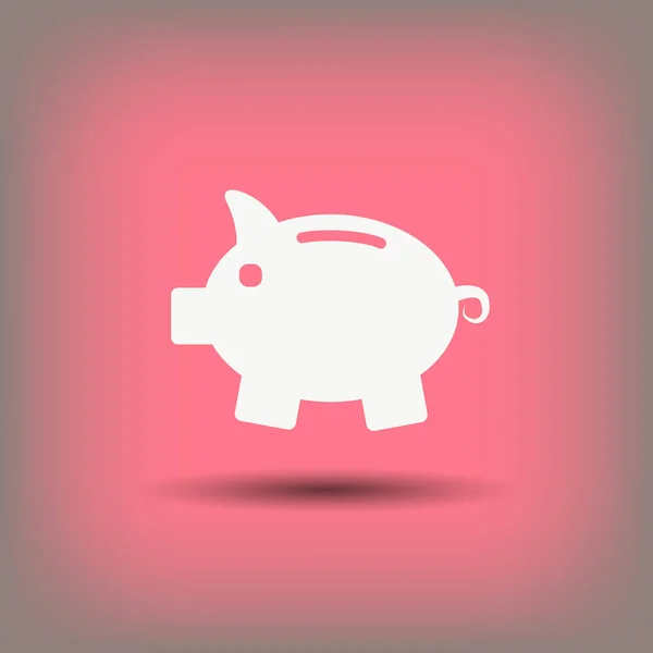 Caixa de dinheiro, banco porquinho —  Vetores de Stock