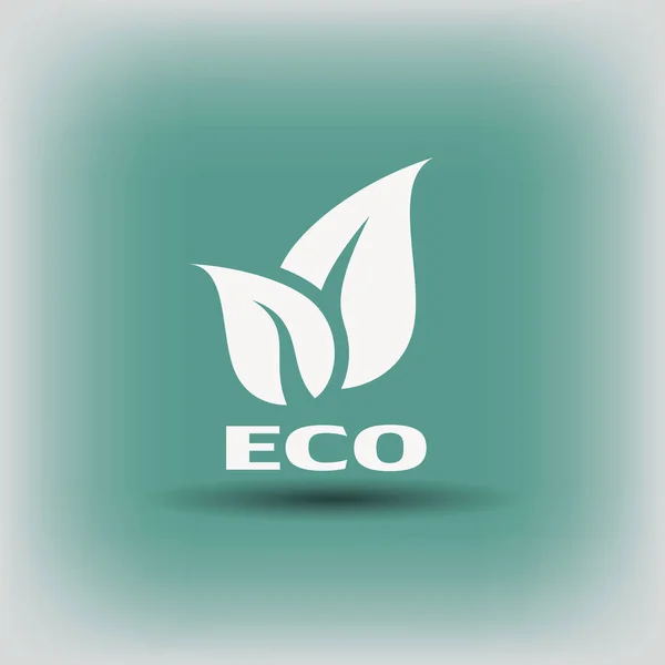 Ícone conceito de economia de ambiente — Vetor de Stock