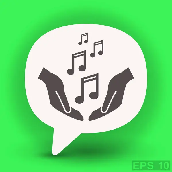 Design de ícone de música —  Vetores de Stock