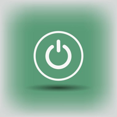 Güç düğmesinin resim.  
