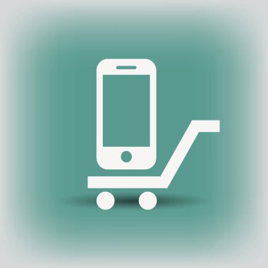 sepeti üstünde hareket eden telefon