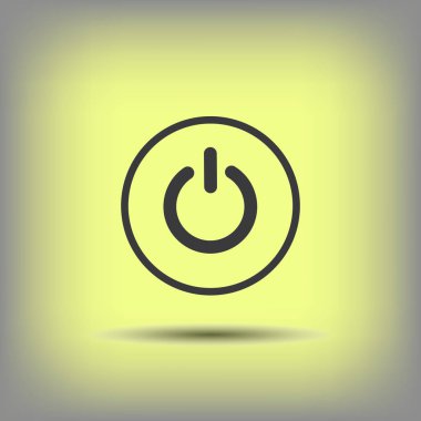 Güç düğmesinin resim.  