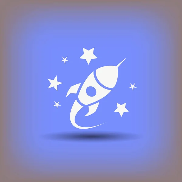 Pictografía de Rocket icono — Vector de stock