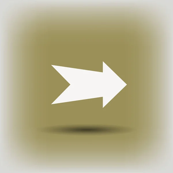 Pictograph van pijlpictogram — Stockvector