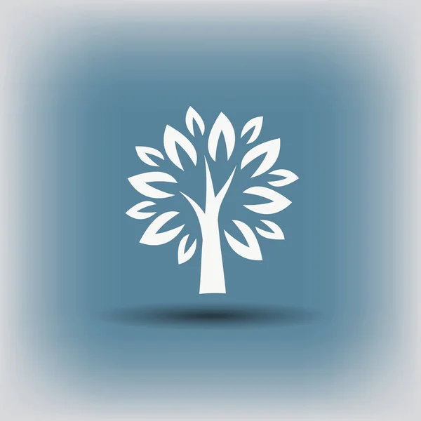 Pictogramme de l'arbre. illustration pour le design — Image vectorielle