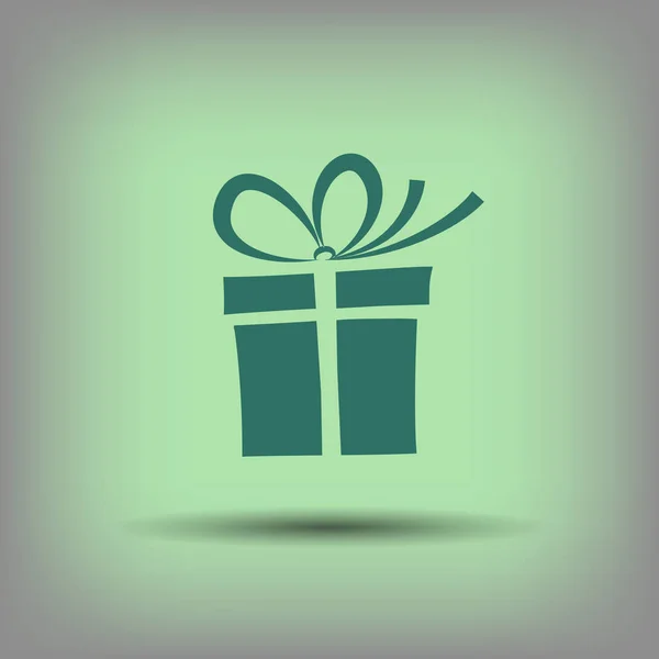Pictogramme de la boîte cadeau — Image vectorielle